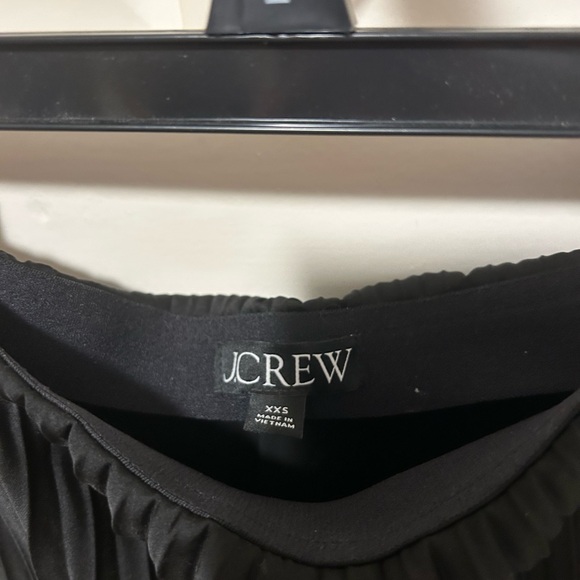 J Crew Accordian Pleated Black Womens Skirt Size XXS - Picture 2 of 3